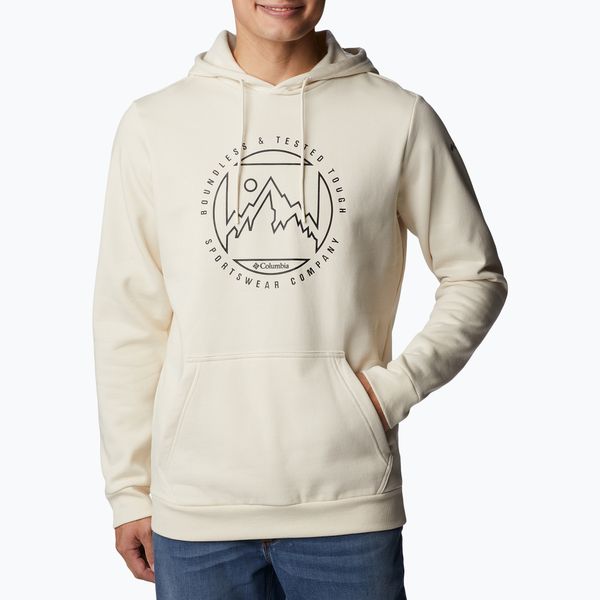 Columbia Columbia CSC Graphic Hoodie мъжки суитшърт за трекинг бежов 2040621