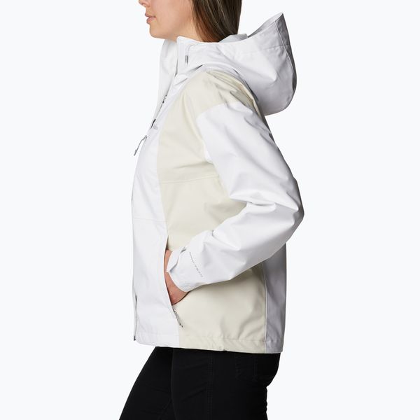 Columbia Columbia дамско дъждобранно яке Hikebound 100 white 1989253