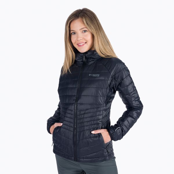 Columbia Columbia дамско пухено яке с качулка Platinum Peak black 2008341