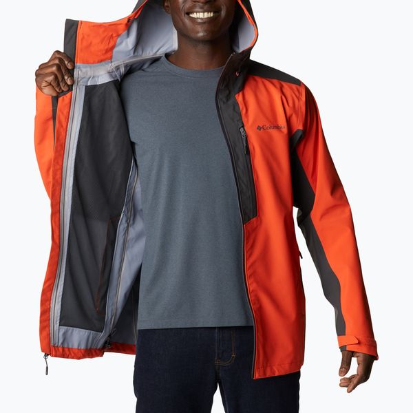 Columbia Columbia Peak Creek Shell 813 Orange Мъжко дъждобранно яке 1988892