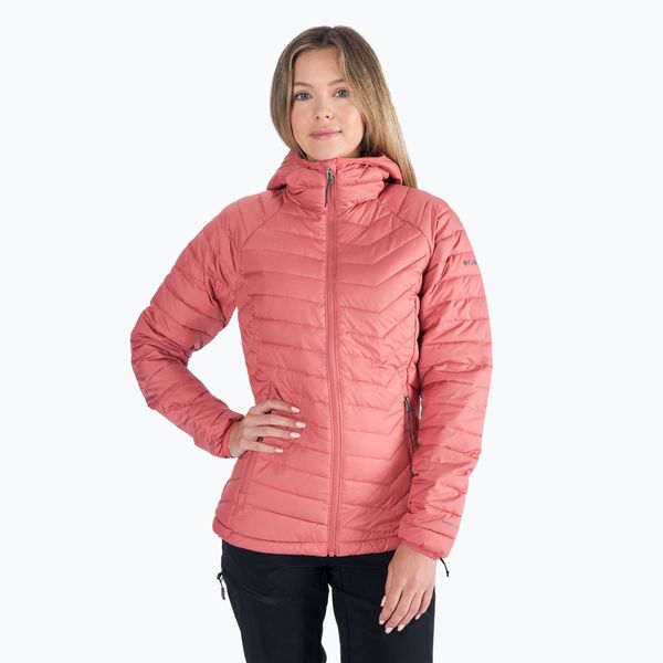 Columbia Columbia Powder Lite Hooded pink дамско пухено яке 1699071
