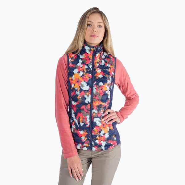 Columbia Columbia Powder Pass 469 Дамски без ръкави с разкопчан цип Navy Blue 1832222