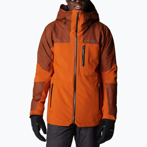 Columbia Columbia Snow Slab Black Dot brown мъжко ски яке 2008071