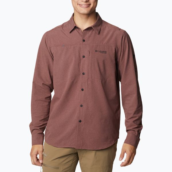 Columbia Columbia Titan Pass 2.0 мъжка риза Irco maroon 2034801