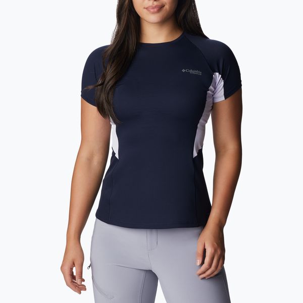 Columbia Columbia Titan Pass Ice SS дамска риза за трекинг тъмносиня 1991921