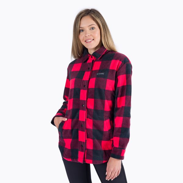 Columbia Дамска риза Columbia Benton Springs червено и черно 1958691