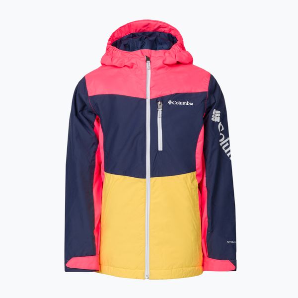 Columbia Детско ски яке Columbia Rosie Run Insulated жълто и червено 2009741