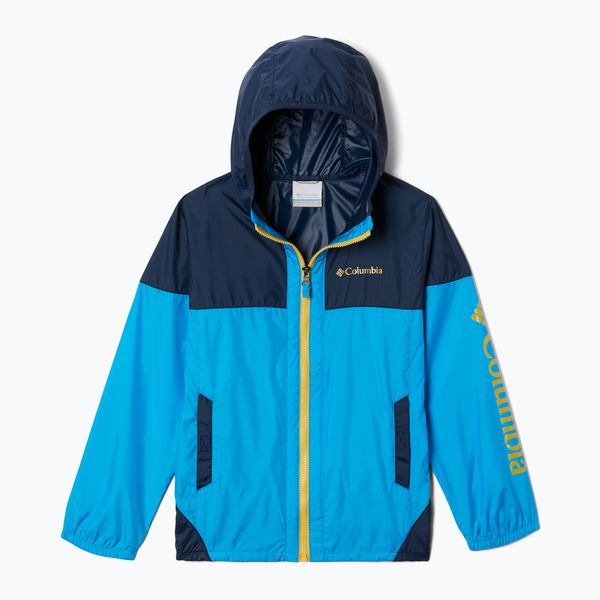 Columbia Детско яке за вятър Columbia Flash Challenger, синьо 1989601491