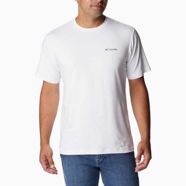 Columbia Мъжка риза за трекинг Columbia Tech Trail Graphic бяла 1930802