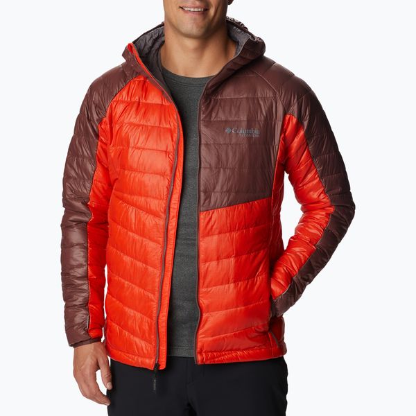 Columbia Мъжки пухени якета Columbia Platinum Peak с качулка Red 2008611839
