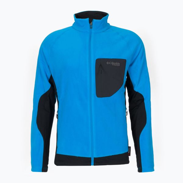 Columbia Мъжки суитшърт с полар Titan Pass 2.0 II на Columbia  син 1866422