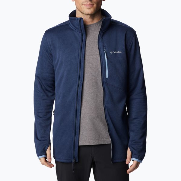 Columbia Мъжки суитшърт за трекинг Park View Fleece FZ тъмно синьо 1952222