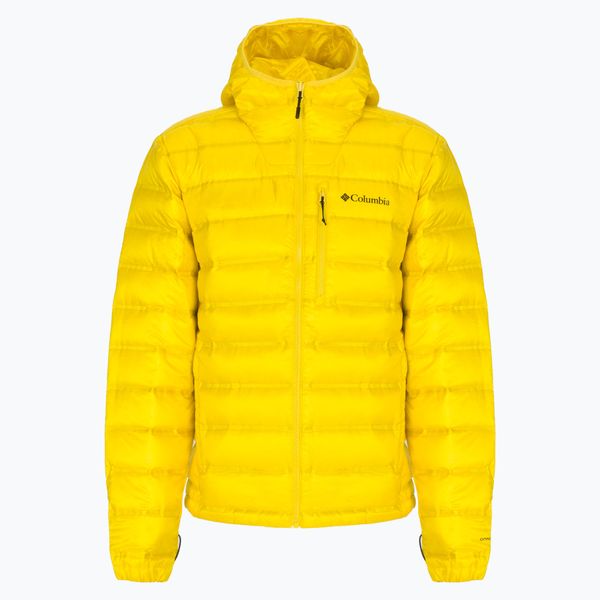 Columbia Мъжко яке с качулка Columbia Pebble Peak Down Yellow 2008315