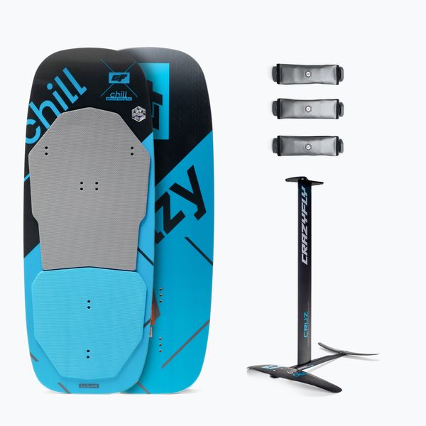 CrazyFly Дъска за кайтсърф + хидрофолио CrazyFly Chill Cruz 690 blue T011-0004