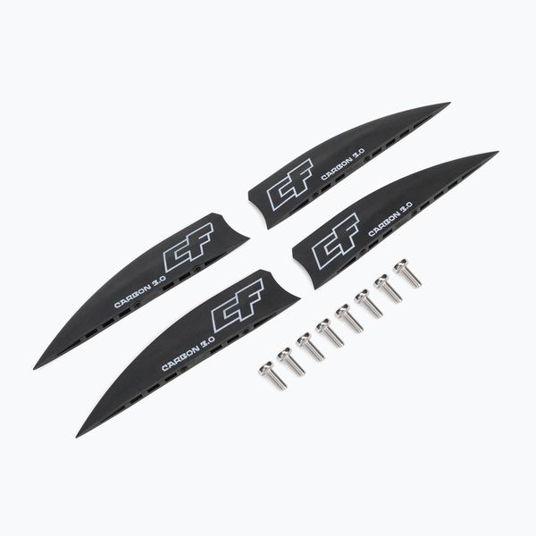 CrazyFly Перки за кайтборд CrazyFly Carbon black T008-0226