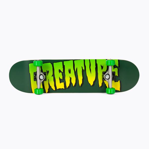 Creature Класически скейтборд Creature Logo Full Sk8 black/green 118786