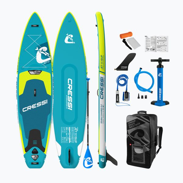 Cressi Cressi Jet Cruise DC iSUP 11'2" зелена SUP дъска NA061163