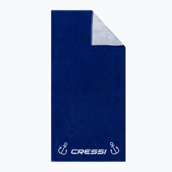 Cressi Cressi Памучна кърпа с рамка синя XVA906