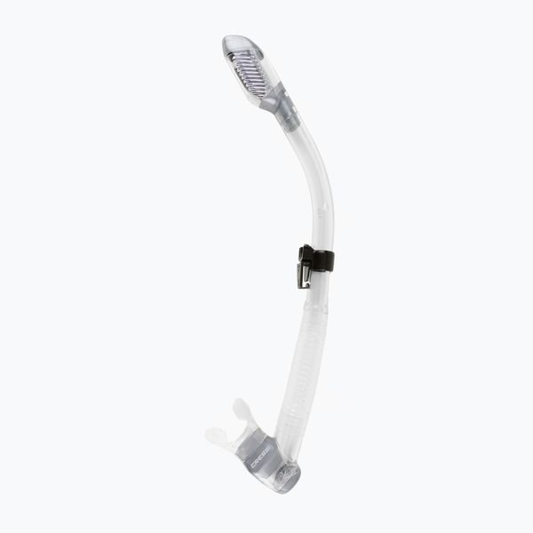 Cressi Cressi Сух шнорхел прозрачен сребърен ES259