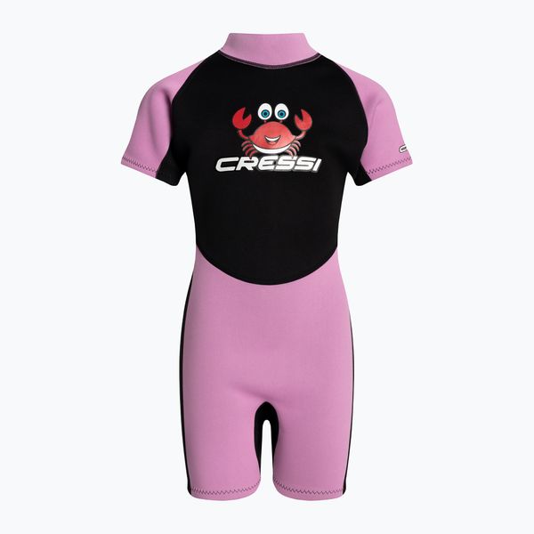 Cressi Детска пяна за плуване Cressi Smoby Shorty 2 mm черно-розова XDG008301