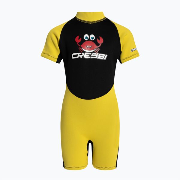 Cressi Детска пяна за плуване Cressi Smoby Shorty 2 mm черно-жълта XDG008101