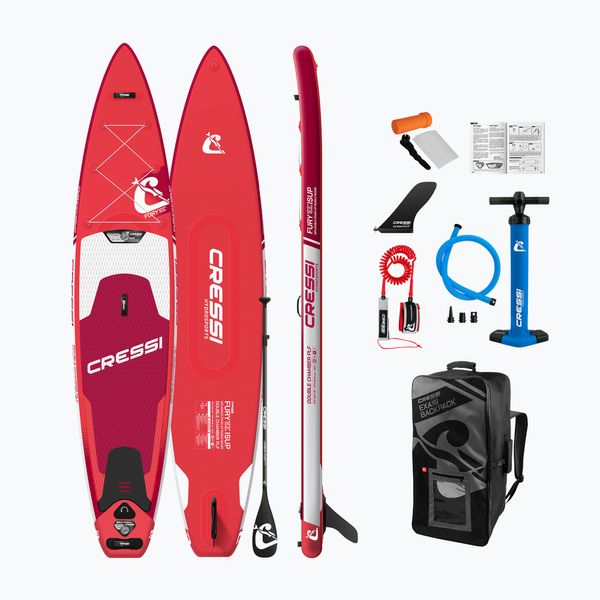 Cressi SUP дъска Cressi Fury Touring DC iSUP червена NA051280
