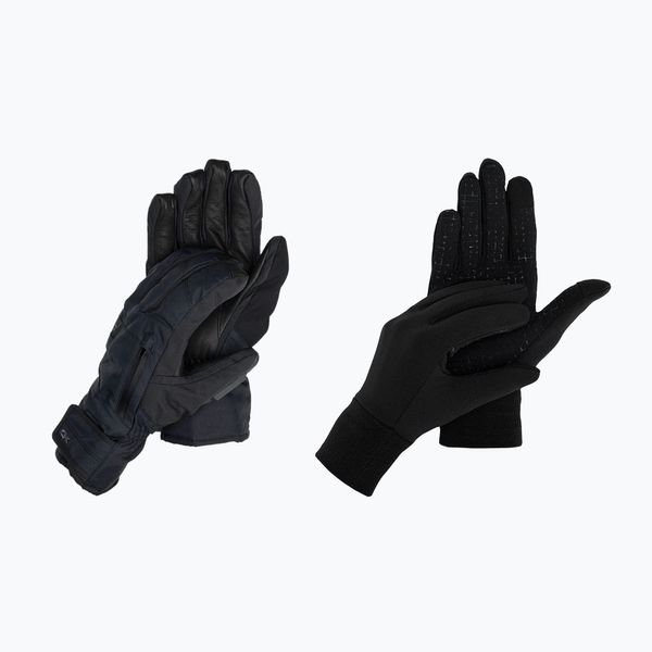 Dakine Мъжки сноуборд ръкавици Dakine Leather Titan Gore-Tex Short black D10003157