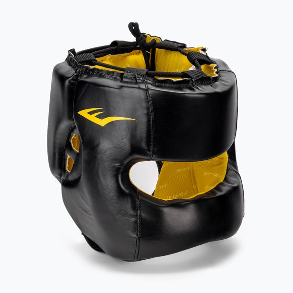 EVERLAST Мъжка боксова каска EVERLAST Elite Lea Headgear black EV 720