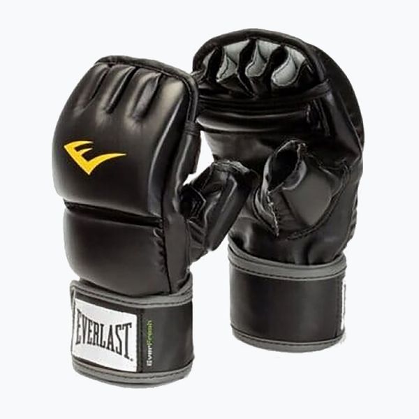 EVERLAST Мъжки граплинг ръкавици с палец EVERLAST MMA ръкавици черни EV7562