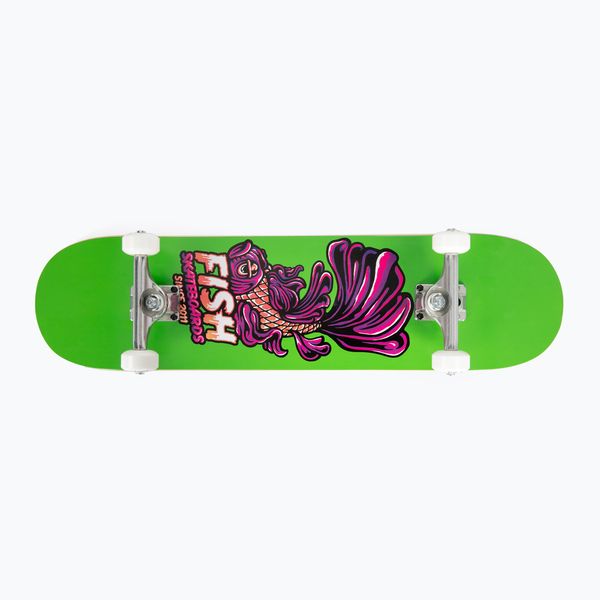 Fish Skateboards Fish Skateboards Emma Beginner 8.0' зелен класически скейтборд