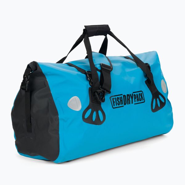 FishDryPack FishDryPack Duffel 50 L водоустойчива чанта, синя FDP-DUFFEL50-SKYBLU