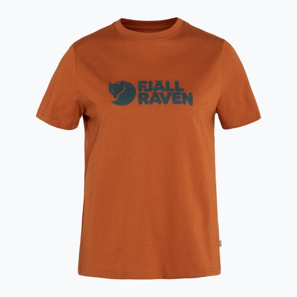 Fjällräven Дамска тениска за трекинг Fjällräven Logo brown F87146