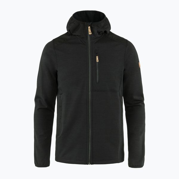 Fjällräven Мъжки суитшърт за трекинг Fjällräven Keb Fleece Hoodie black F81878