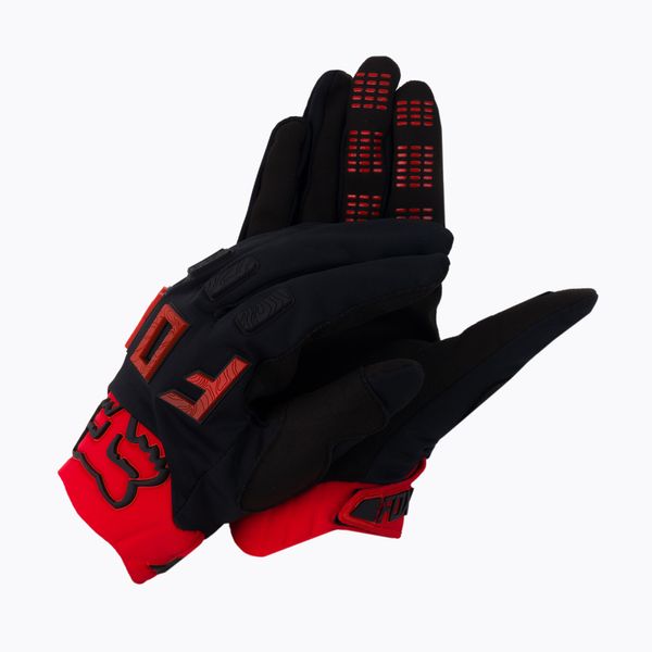 FOX Мъжки ръкавици за колоездене FOX Legion черни/червени 25800_017_S