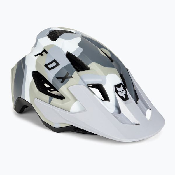 Fox Racing Fox Racing Speedframe Camo сива велосипедна каска 30654_033