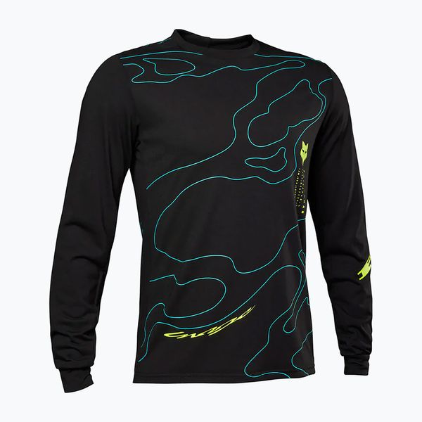 Fox Racing Мъжки анцуг за колоездене FOX Ranger Dr MD LS Jrsy Lunar черен 30098_001_S