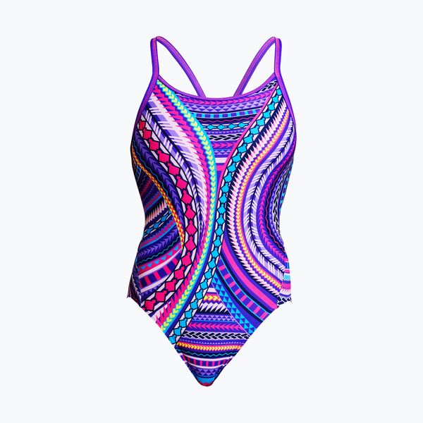 Funkita Дамски бански костюм от една част Funkita Diamond Back purple FS11L0153008