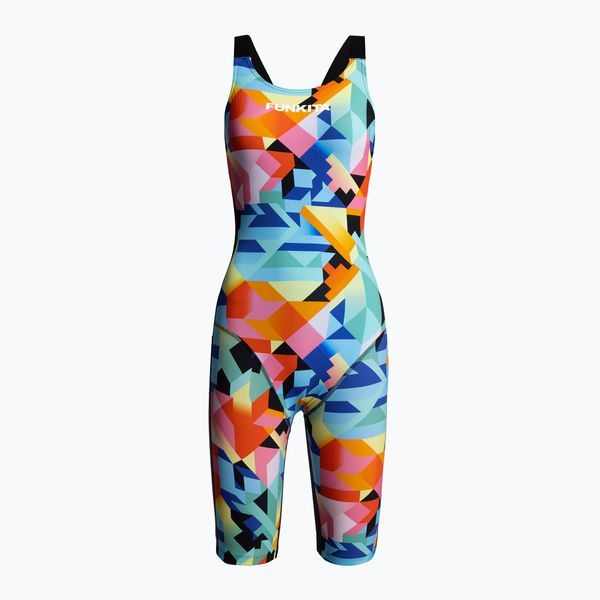 Funkita Дамски бански за триатлон Funkita Apex Blast Free Back color burst FSP519L0220