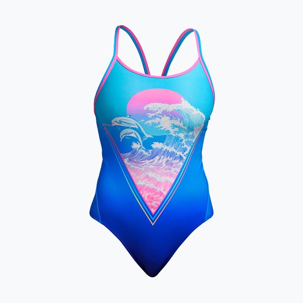 Funkita Funkita Diamond Back One Piece дамски бански костюм Blue FS11L7155716