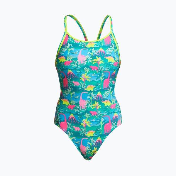 Funkita Funkita Diamond Back One Piece дамски бански костюм Green FS11L7153408