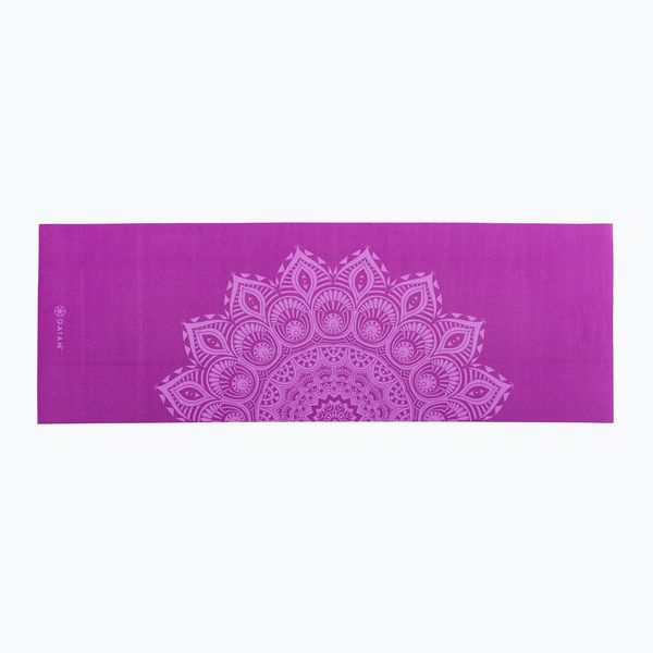 Gaiam Килимче за йога Gaiam Mandala 6 мм лилаво 62202