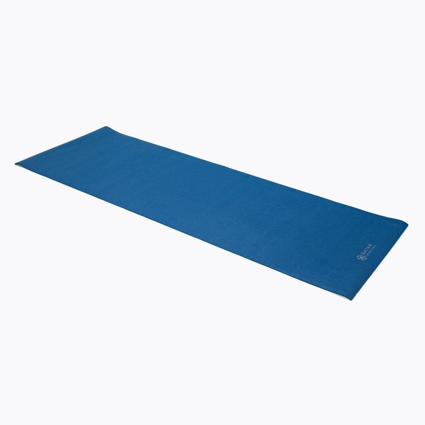 Gaiam Килимче за йога Gaiam Navy 6 мм синьо 63314