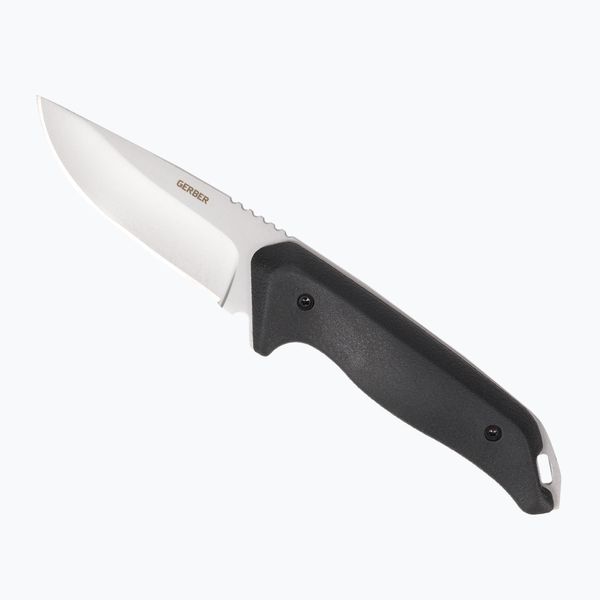 Gerber Gerber Travel Knife Moment Fixed Large Drop Point Black Silver 31-003617