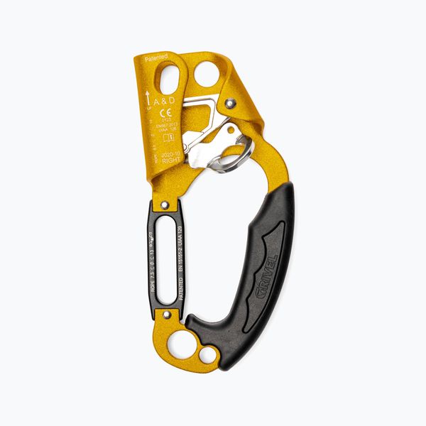 Grivel Скоба за катерене Grivel A&D Ascender Descender Right yellow RTADR