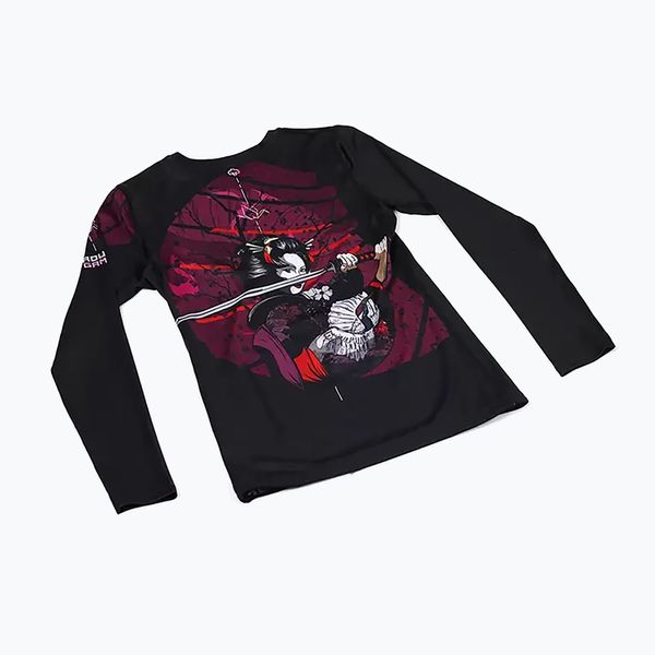 Ground Game Дамски рашгард Ground Game Tsuru Warrior черен 22WRASHLSGEIS