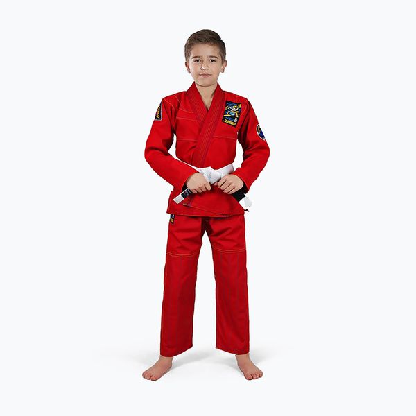 Ground Game GI to BJJ за деца Ground Game Junior 3.0 червен GIJUN3RED02