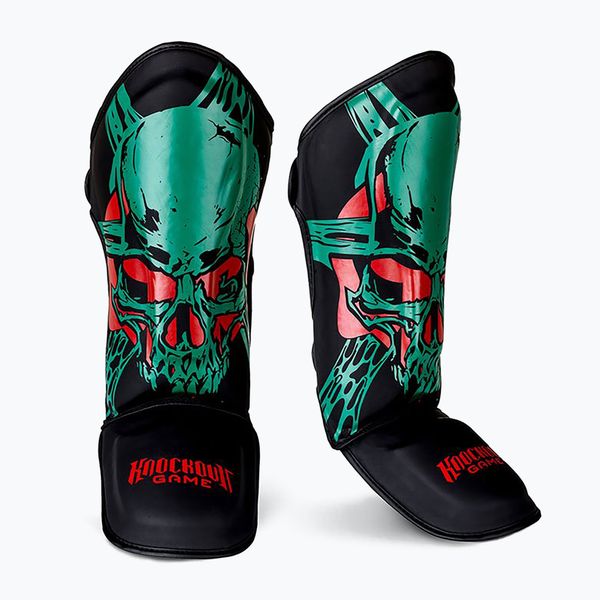 Ground Game Ground Game Токсични зелени предпазители за пищялки 21SHINGUARTOXS