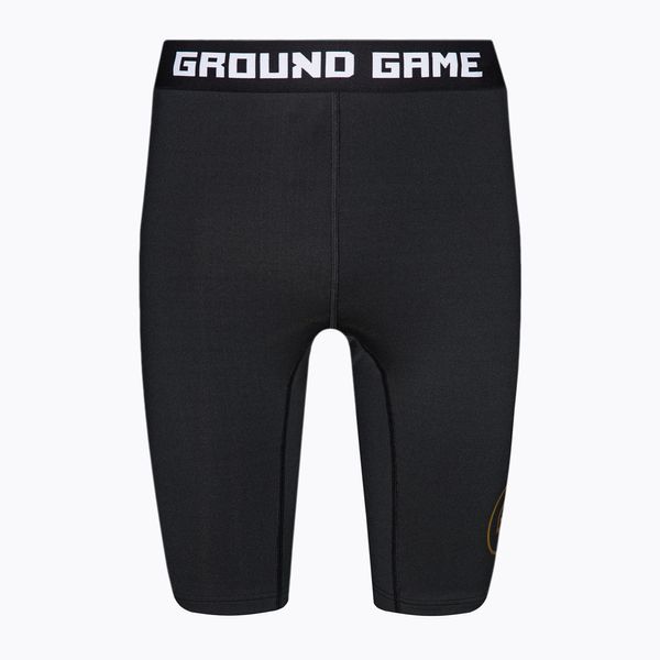 Ground Game Мъжки тренировъчни шорти Ground Game Vale Tudo Athletic Gold black