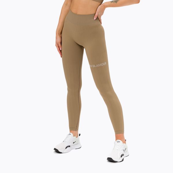 Gym Glamour Дамски клинове Gym Glamour push up beige 312