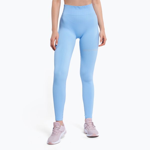 Gym Glamour Дамски тренировъчни гамаши Gym Glamour Push Up Baby Blue 405